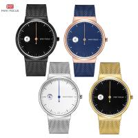 MINIFOCUS® Watch Collection, Stainless Steel, with zinc alloy dial & Glass, plated, for man & waterproof 36mm Approx 8.6 Inch 