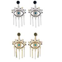 Fashion Fringe Earrings, Zinc Alloy, stainless steel post pin, Tassel, plated, for woman lead & cadmium free 