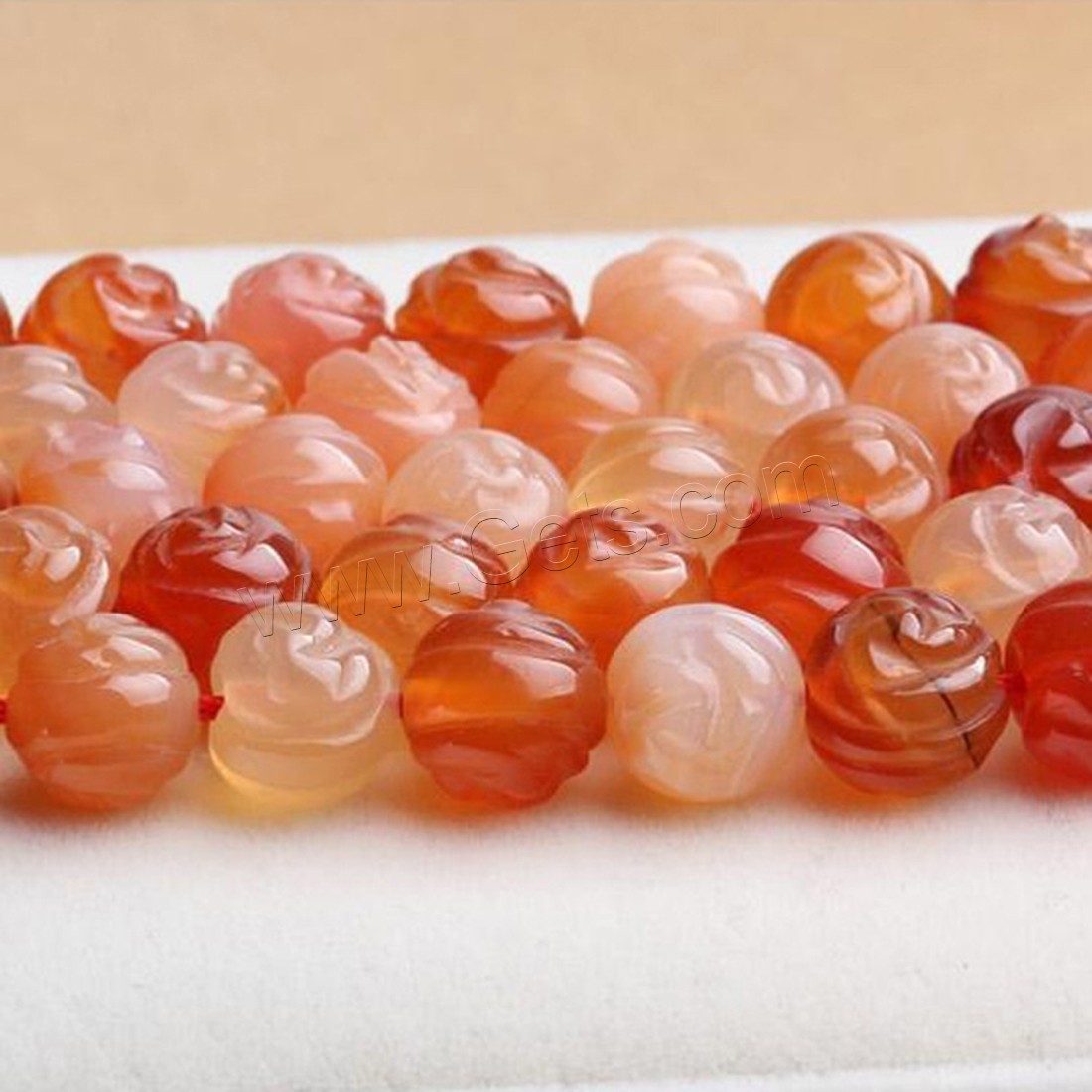 Agate Beads, Rose, different size for choice, Length:Approx 15.3 Inch, Sold By Strand