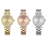 MINIFOCUS® Watch Collection, Stainless Steel, with Glass & Stainless Steel & Zinc Alloy, Japanese movement, plated, Life water resistant & for woman & with rhinestone Approx 8 Inch 