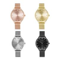 MINIFOCUS® Watch Collection, Stainless Steel, with Glass & Zinc Alloy, Japanese movement, plated, Life water resistant & for woman & with rhinestone Approx 9 Inch 