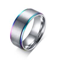 Men Stainless Steel Ring in Bulk, plated & for man, 8mm 