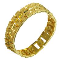 Brass Bracelets, 24K gold plated, Unisex, 16mm Approx 8 Inch 