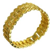 Brass Bracelets, 24K gold plated, Unisex, 17.5mm Approx 8 Inch 