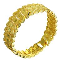 Brass Bracelets, 24K gold plated, Unisex, 18mm Approx 8 Inch 