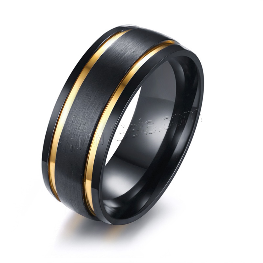 Нержавеющая сталь Человек палец кольцо, нержавеющая сталь, Другое покрытие, разный размер для выбора & Мужский, 8mm, продается PC