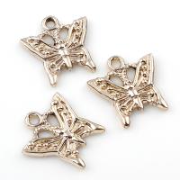 Zinc Alloy Animal Pendants, Butterfly, real gold plated, for woman, lead & cadmium free Approx 1.5mm 