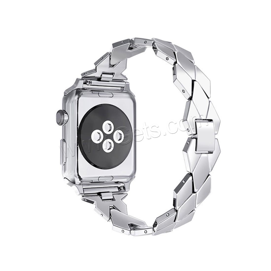 Correa de reloj de acero inoxidable, chapado, para Apple Watch & diverso tamaño para la opción, más colores para la opción, 3mm, longitud:aproximado 6.8 Inch, Vendido por Sarta