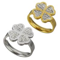 Ring paar, Edelstahl, mit Ton, Blume, plattiert, für Frau, keine, 15mm, Größe:8, verkauft von PC