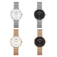 DOM® Watch Collection, Stainless Steel, with Glass, Japanese movement, plated, Life water resistant & for woman Approx 8.5 Inch 