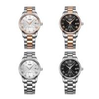 DOM® Collection de montres, acier inoxydable, avec verre & alliage de zinc, mouvement japonais, Placage, Résistant à l’eau de vie & pour homme, plus de couleurs à choisir Environ 8.5 pouce, Vendu par PC