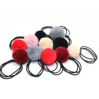 Ponytail Holder, Nylon, with Plush, durable & elastic & , mixed colors, 55mm 