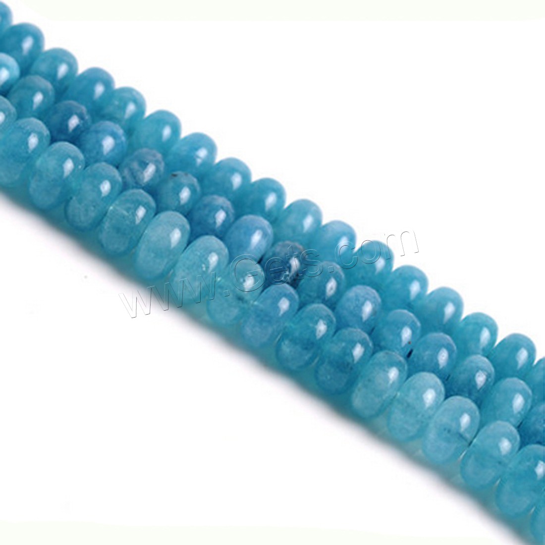 Aquamarine Beads, Flat Round, natural, different size for choice, blue, Length:Approx 15.7 Inch, Sold By Strand
