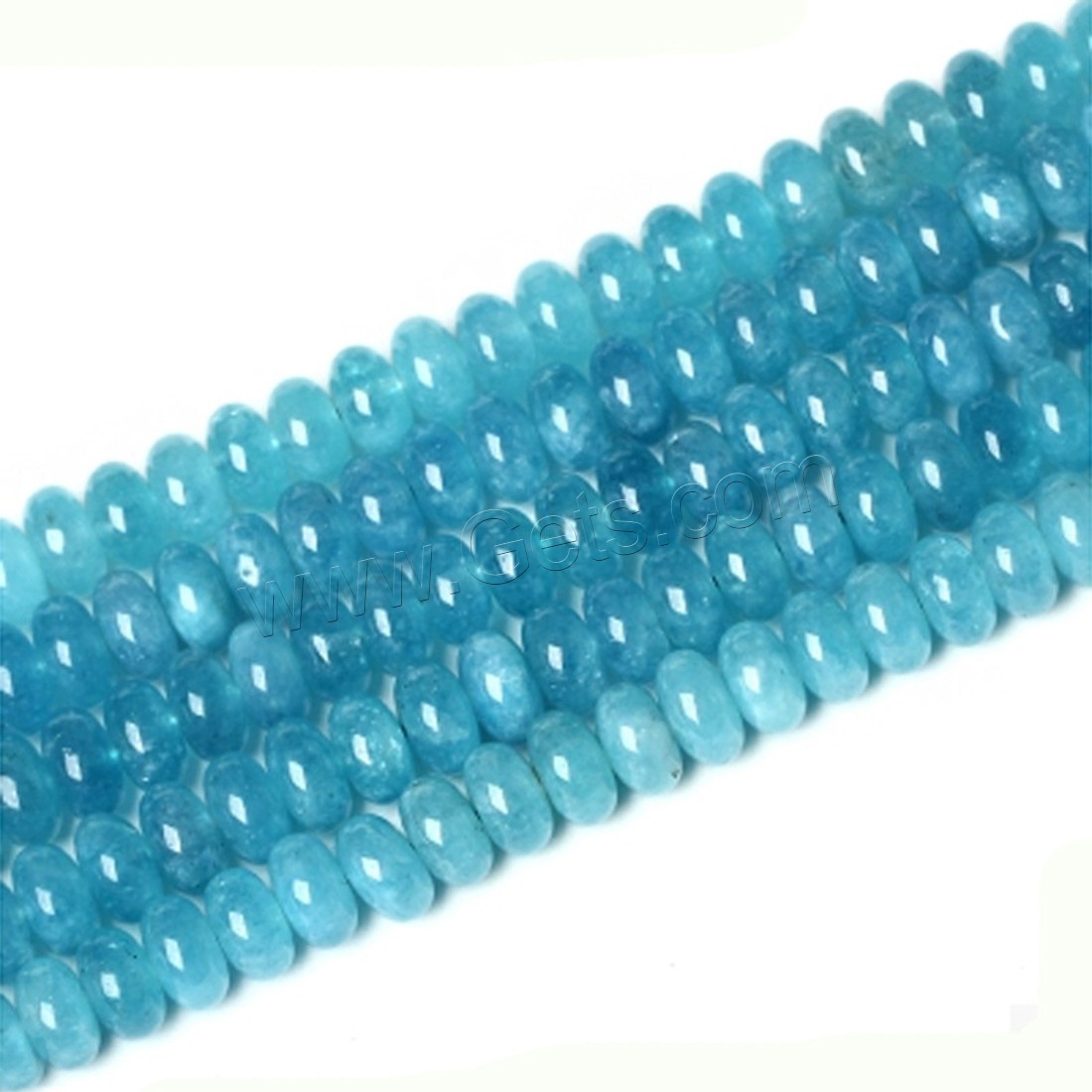 Aquamarine Beads, Flat Round, natural, different size for choice, blue, Length:Approx 15.7 Inch, Sold By Strand