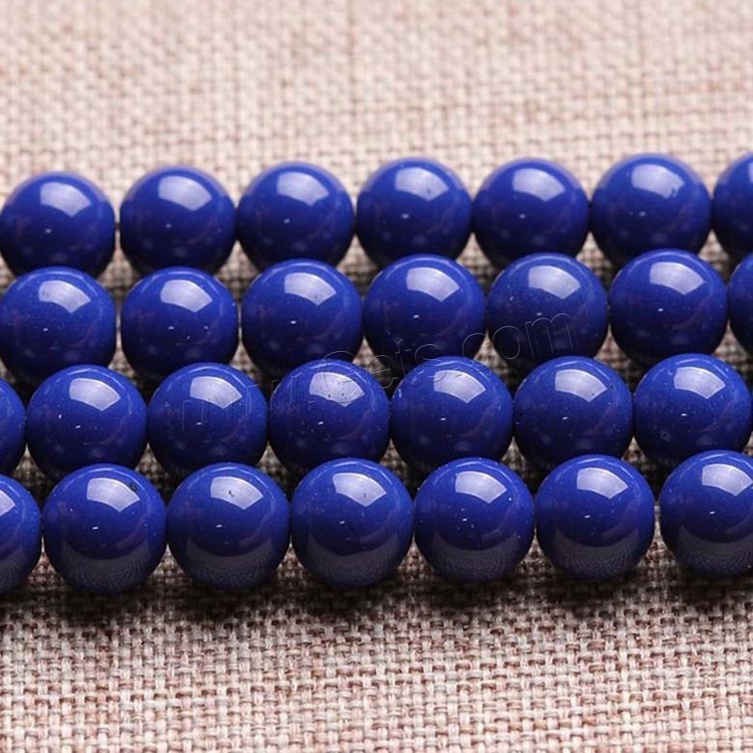 Perles de pierre lasurite naturelles, Blue Ore, Rond, normes différentes pour le choix, bleu, Longueur:Environ 15.7 pouce, Vendu par brin