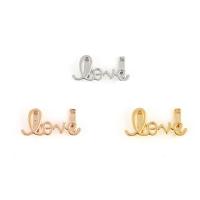 Zinc Alloy Slide Charm, Letter, plated lead & cadmium free Approx 