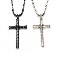 Stainless Steel Sweater Chain Necklace, Cross, plated, Unisex & box chain 3mm Approx 23.6 Inch 