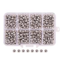 Brass Spacer Beads, with Plastic Box, Rondelle, platinum color plated, lead & cadmium free Approx 3mm 