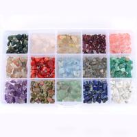 Gemischte Kristall Perlen, mit Kunststoff Kasten, facettierte, gemischte Farben, 6x12mm, 198x134x23mm, Bohrung:ca. 1mm, 840PCs/Box, verkauft von Box
