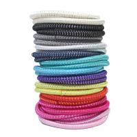 Elastic Hair Band, Polyester Yarns, with Rubber, durable 53mm 
