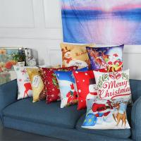 Pillow Case, Cotton Fabric, Square, printing, durable & hardwearing & Christmas jewelry  