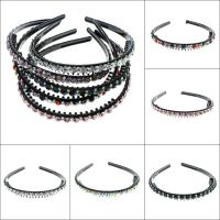 Hair Bands, Plastic, for woman & with rhinestone 