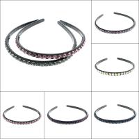 Hair Bands, Plastic, for woman & with rhinestone 