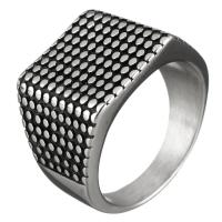 Men Stainless Steel Ring in Bulk, for man & blacken, 16mm, US Ring 
