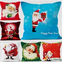Funda de almohada, felpa, Cuadrado, estampado, Sostenible & Joyas de Navidad & diverso tamaño para la opción & diferentes patrones para la opción, Vendido por UD