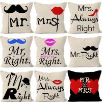 Pillow Case, Cotton Fabric, Square, printing, durable  