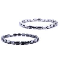 Non Magnetic Hematite Bracelet, plated, Unisex Approx 7.5 Inch 