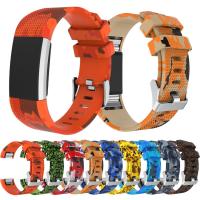Silicone Watch Band, with Stainless Steel, for Fitbit charge 2 & durable & Unisex 20mm Approx 8 Inch 