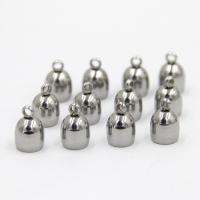 Stainless Steel End Caps, polished original color Approx 2mm 
