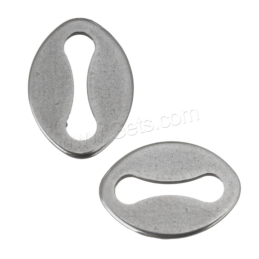 Нержавеющая сталь Связывание кольцо, нержавеющая сталь, Плоская овальная форма, разный размер для выбора, оригинальный цвет, продается PC