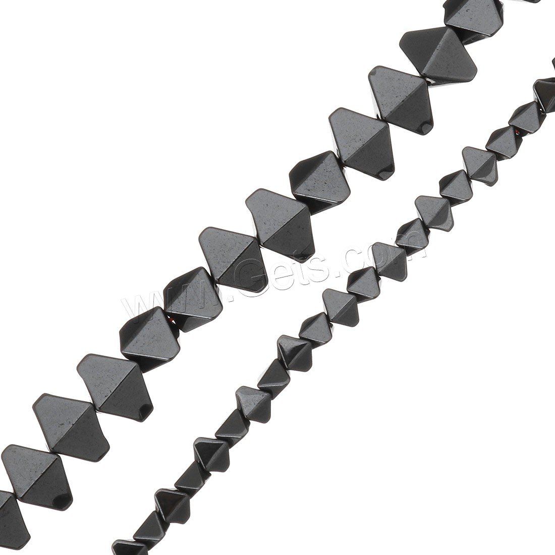 Perles hématite non-magnétique, hématite non magnétique, normes différentes pour le choix, Trou:Environ 0.5mm, Longueur:Environ 16 pouce, Vendu par brin