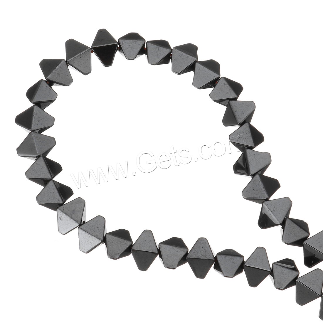 Perles hématite non-magnétique, hématite non magnétique, normes différentes pour le choix, Trou:Environ 0.5mm, Longueur:Environ 16 pouce, Vendu par brin