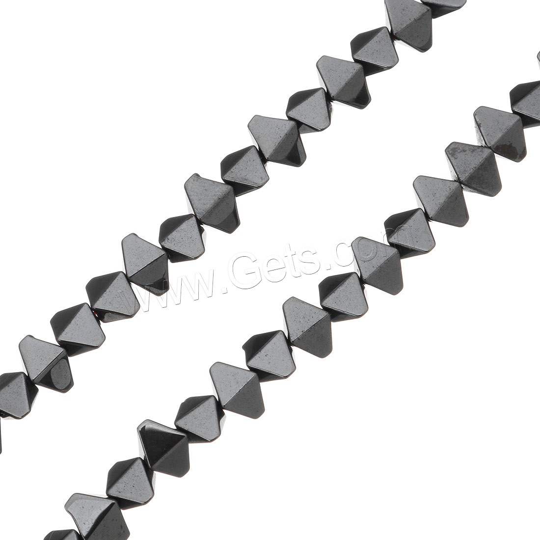 Perles hématite non-magnétique, hématite non magnétique, normes différentes pour le choix, Trou:Environ 0.5mm, Longueur:Environ 16 pouce, Vendu par brin