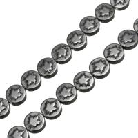 Non Magnetic Hematite Beads, Flat Round Approx 1mm Approx 16 Inch, Approx 