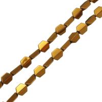 Non Magnetic Hematite Beads, gold plated coffee Approx 1mm Approx 16 Inch, Approx 