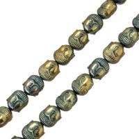 Non Magnetic Hematite Beads, Buddha, plated Approx 1mm Approx 13 Inch, Approx 