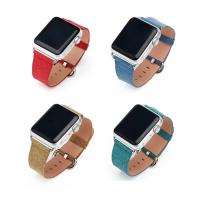 Leather Watch Band, with Zinc Alloy, for apple watch & Unisex  Approx 8 Inch 