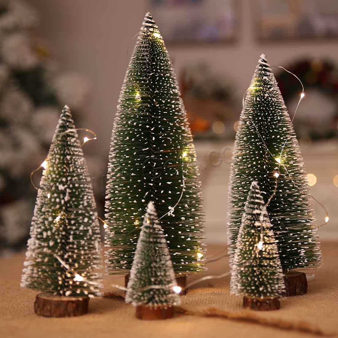 Gros arbre de Noël pour décorer votre maison, bois, Mini & Bijoux de Noël & normes différentes pour le choix, vert, Vendu par PC