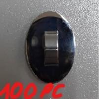perles de curseur en acier inoxydable , couleur originale, Vendu par PC