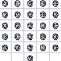 Rhinestone Zinc Alloy European Beads, Alphabet Letter, silver color plated & without troll & with rhinestone & hollow & blacken, 12mm Approx 4.5mm 