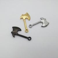 Stainless Steel Pendants, Axe, plated, Unisex Approx 2-4mm 