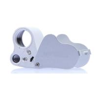 Magnifying Glasses & Magnifier, Plastic, with Zinc Alloy, durable & with LED light 