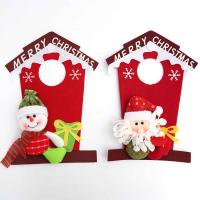 Nichtgewebte Stoffe Weihnachten Tür aufhänger, Weihnachtsschmuck & verschiedene Stile für Wahl, 210x320mm, verkauft von PC