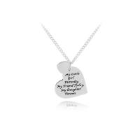 Enamel Zinc Alloy Necklace, with 1.9lnch extender chain, Heart, platinum color plated, twist oval chain & with letter pattern & for woman Approx 17.7 Inch 
