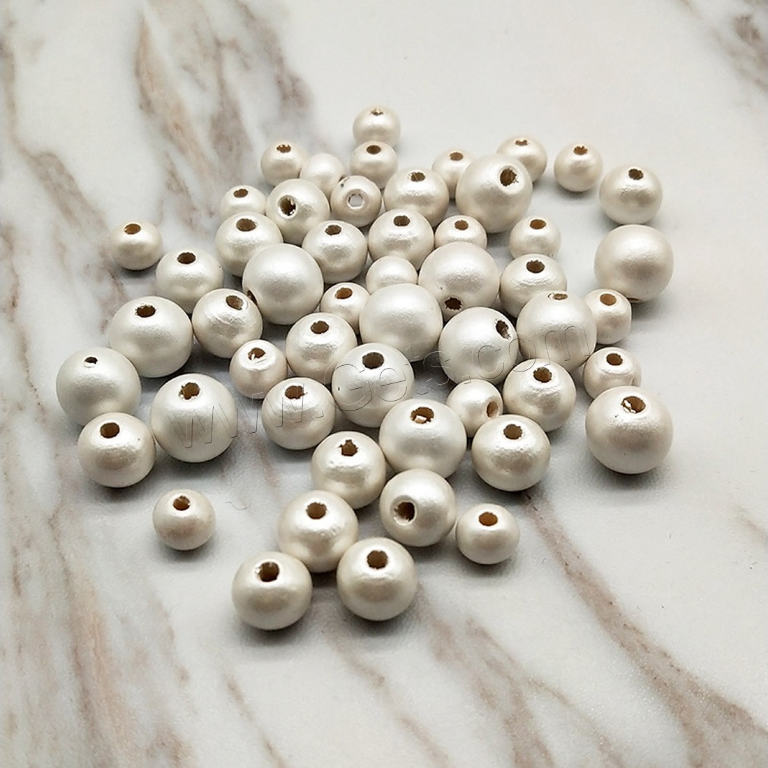 Dyed Wood Beads, Round, DIY & different size for choice, more colors for choice, Hole:Approx 1mm, Sold By Bag