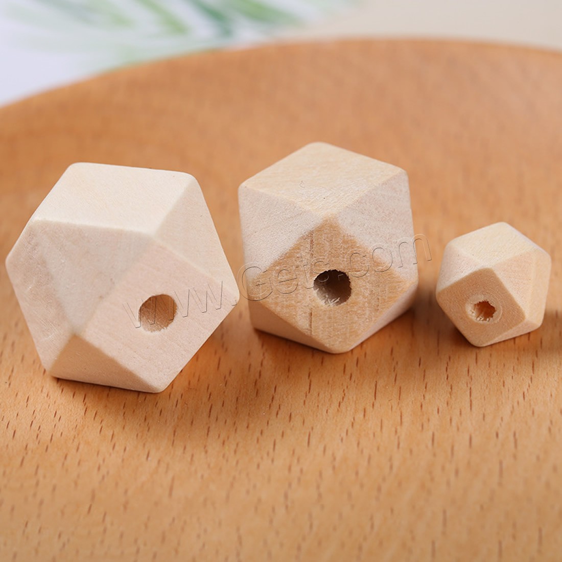 Original Wood Beads, DIY & different size for choice, original color, Hole:Approx 1mm, Sold By Bag